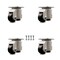 Service Caster Nylon Swvl TP Light Duty Floor Leveling Caster w/2.44" Diameter BLK Wheels, 4PK SCC-TPLV30S60-NYR-660-DC-4 - alternate 1